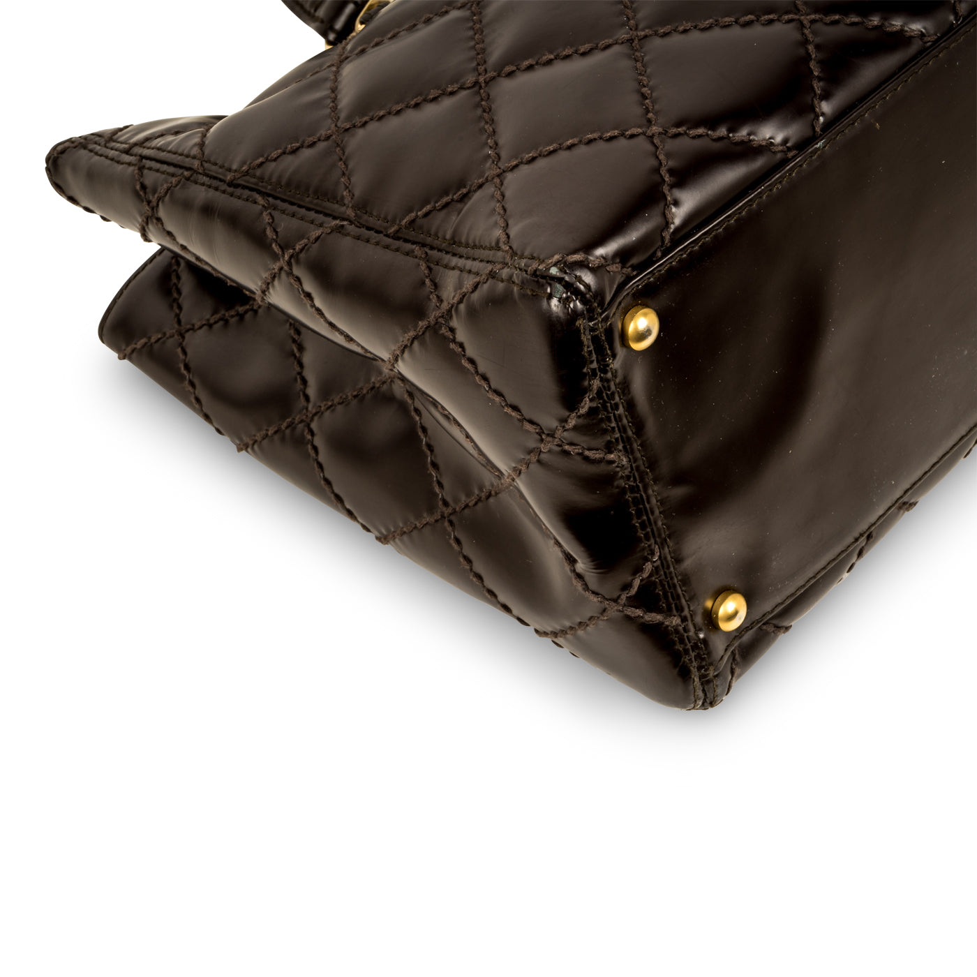 Chanel Vintage Quilted Shopping Tote - Image 6