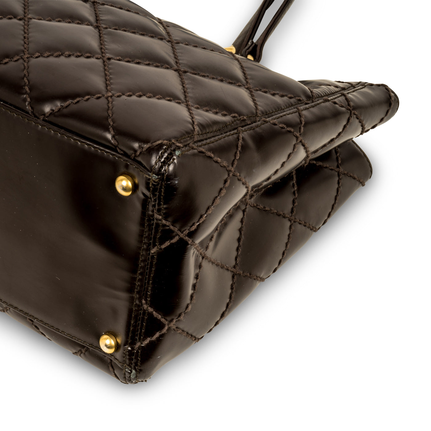 Chanel Vintage Quilted Shopping Tote - Image 7