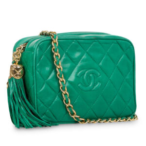 Chanel Vintage Lambskin Tassel Bag