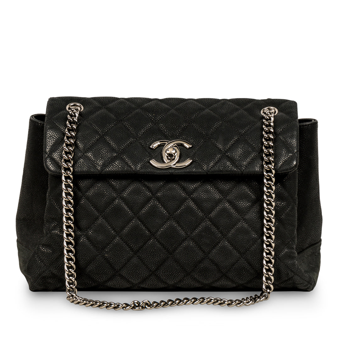 Chanel Accordion Shoulder Bag - Matte Caviar