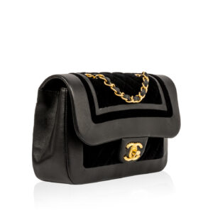 Chanel Velvet/Lambskin Flap Bag