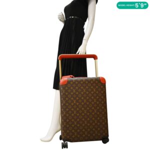 LOUIS VUITTON Horizon 55 Monogram Canvas Travel Bag Coquelicot Red