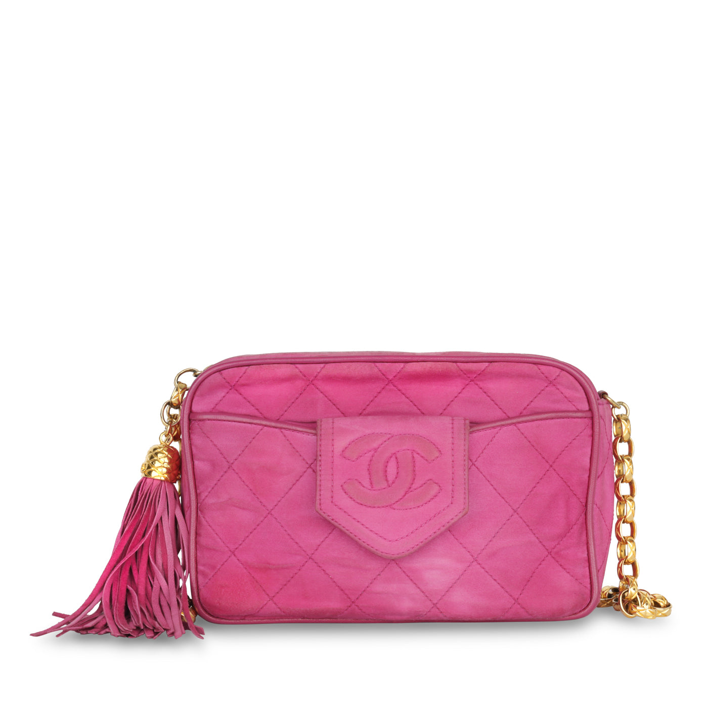 Chanel Vintage Camera Tassel Bag - Image 7