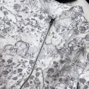 Dior Silver Print Cotton Jacket
